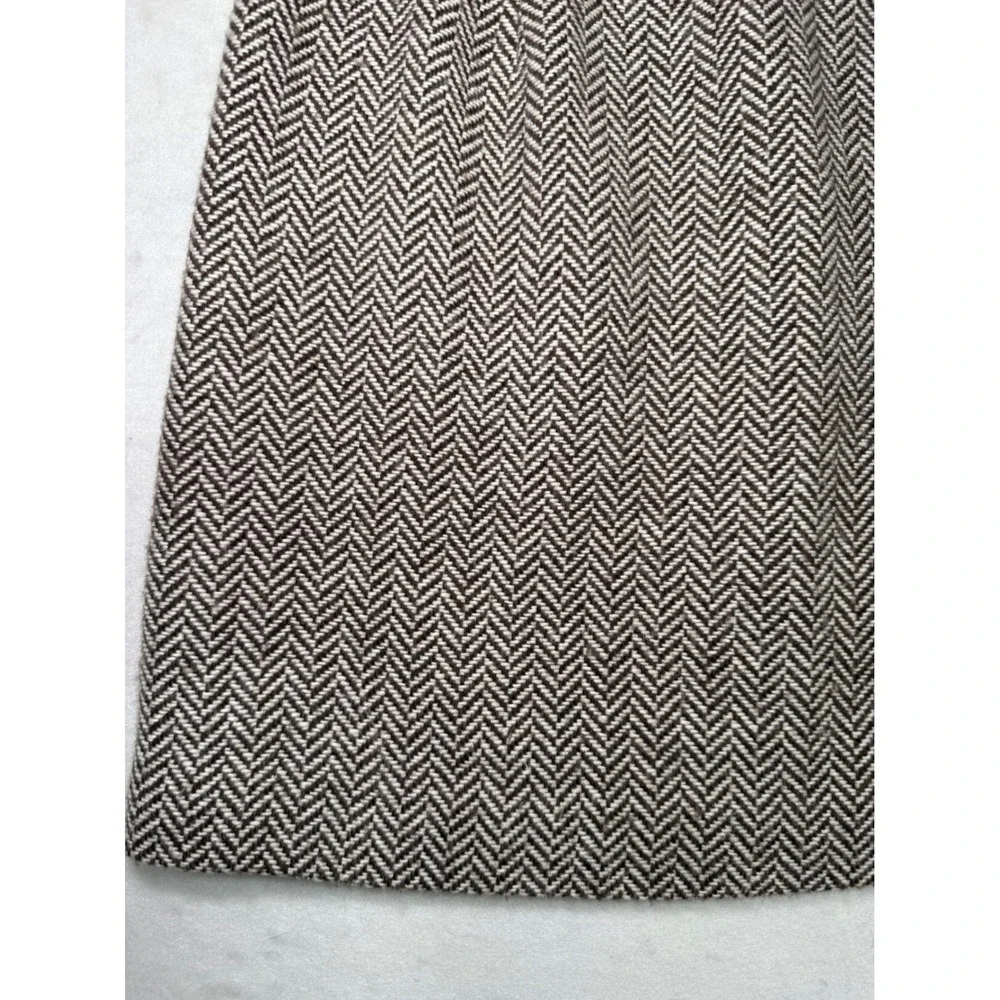 Vineyard Vines Herringbone wool blend‎ A-Line preppy Mini Skirt Women's Size 10